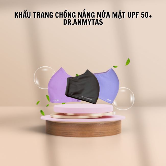 khau trang chong nang nua mat UPF 50 Dr.Anmytas